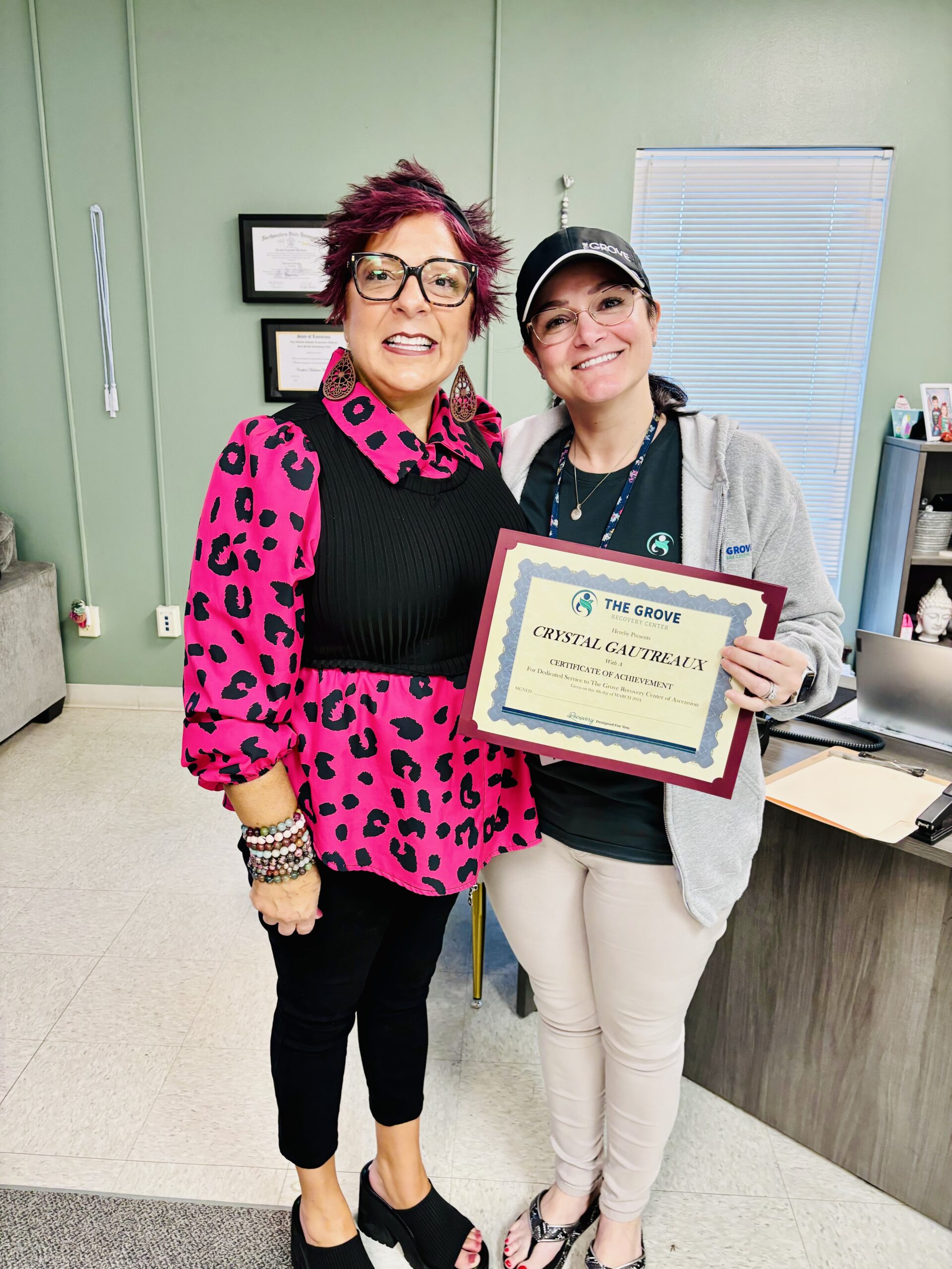 March ‘24 Employee of the Month - The Grove Recovery Center